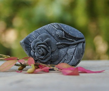 Clematis Fekete rozmaring Vegan szappan 3D rózsa