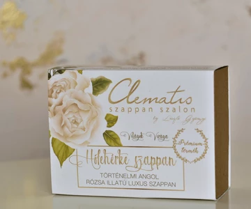Clematis Hófehérke angol rózsa szappan